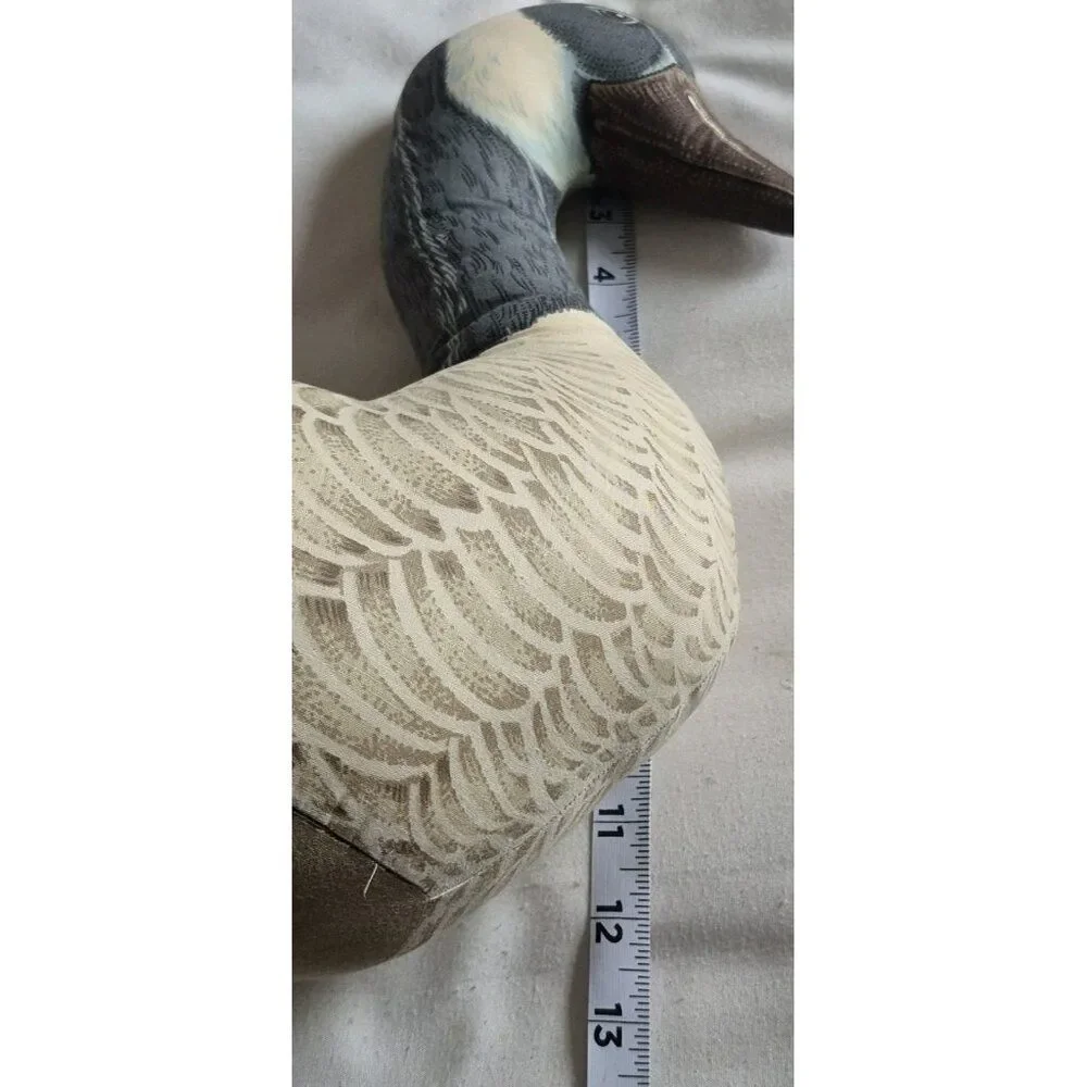 Vintage Canada Goose Plush Stuffed Animal Pillow | Folk Art | Door Stop - Picture 8 of 8